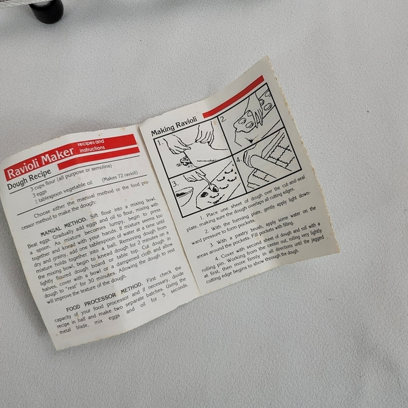 Vtg Beebo Ravioli Maker Villaware Classic Italian Kitchenware - Picture 7 of 13